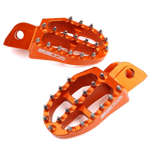 ZE93-1817 PEDANE ALL. EVO 57mm ORANGE KTM >15
