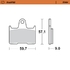 Rear pad Sinter series