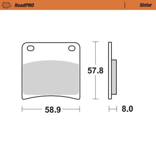 Front pad Sinter series