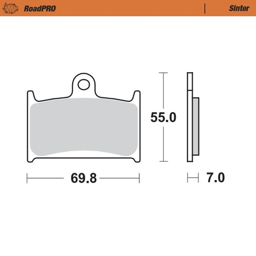 Front pad Sinter series