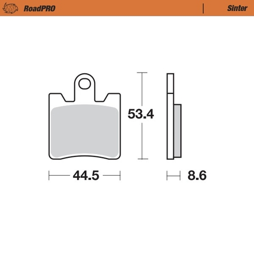 Front pad Sinter series