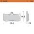Front pad Sinter series