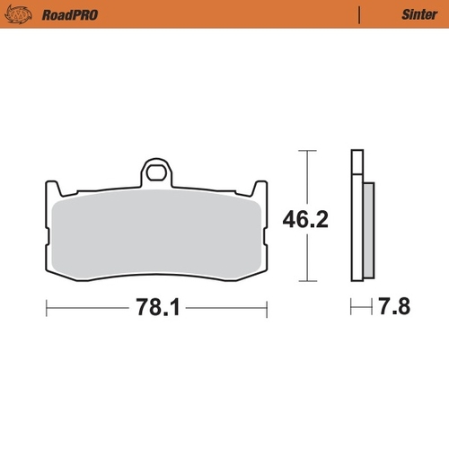 Front pad Sinter series