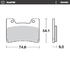 Front pad Ceramic series