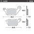 Front pad Ceramic series