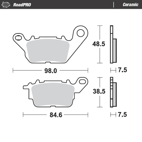 Front pad Ceramic series