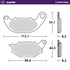 Front pad Carbon Racing series