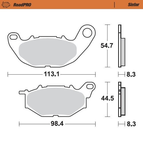 Front pad Sinter series