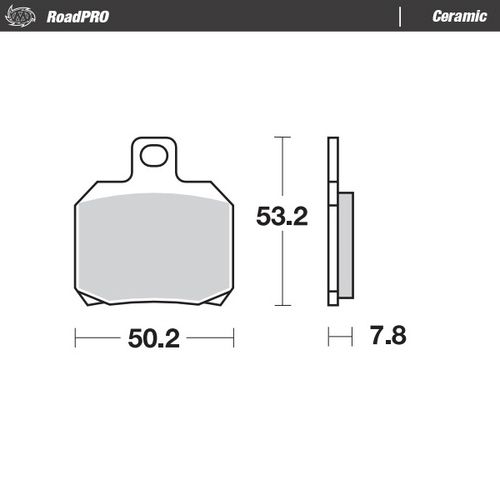 404804 PASTIGLIE FRENO STRADA CERAM(set)