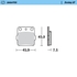 091412 PASTIGLIE FRENO M.M K 65>100+QUAD
