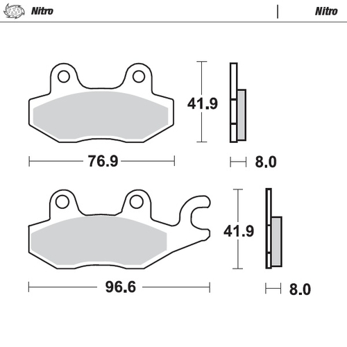 092621 PASTIGLIE FRENO NITRO ANT.GIAPP+QUAD