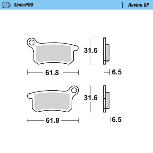 094612 PASTIGLIE FRENO KTM 6502> 85<11