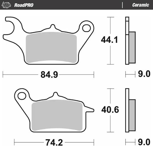 Front pad Ceramic series