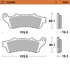Rear pad Sinter series