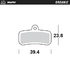 Front Brake Pad Organic series | Rear Brake Pad Organic series