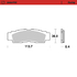 Front pad left Racing series | Front pad right Racing series