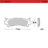 Front pad left Racing series | Front pad right Racing series