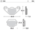 Rear pad Nitro series