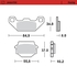 Front pad left Racing series | Front pad right Racing series