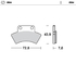 Front pad left Nitro series | Front pad right Nitro series | Rear pad Nitro series