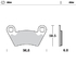 Front pad left Nitro series | Front pad right Nitro series | Rear pad Nitro series | Rear pad right Nitro series