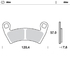 Front pad left Nitro series | Front pad right Nitro series | Rear pad Nitro series | Rear pad right Nitro series