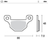 Rear pad Nitro series