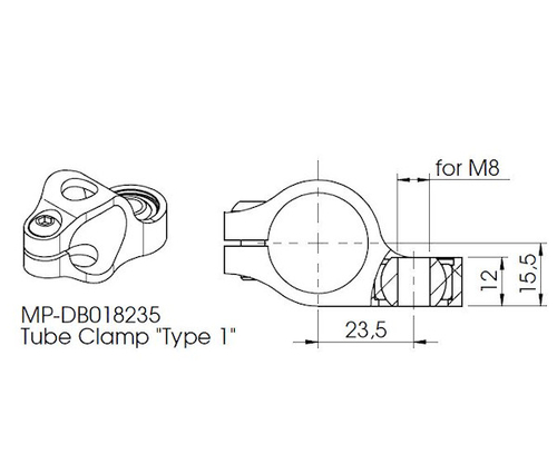 MP-DB018235 COLLARE AMM.STERZO TYPE 1