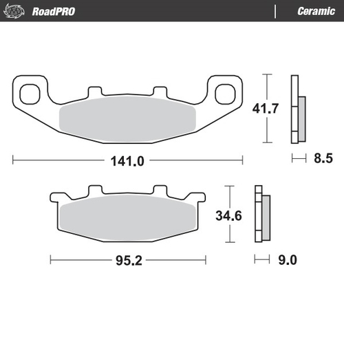 Front pad Ceramic series