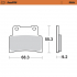 Front pad Sinter series