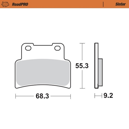 Front pad Sinter series