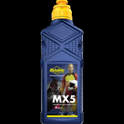 70272 MX5 OLIO SINTETICO CROSS 1LT. - 1 L bottle Putoline MX 5