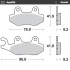 409504 PASTIGLIE FRENO STRADA CERAM(set)