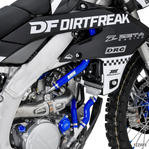 D47-11-622 DRC Radiator Hose Kit YZ250FX, WR250F '25-Blue