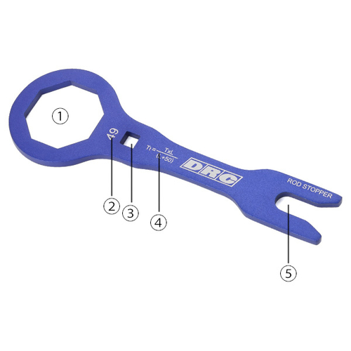 D59-37-170 CHIAVE FORK BLU ALLUMINIO KYB 49 mm