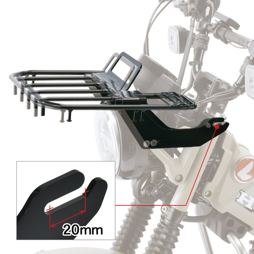 D60-02-001 DRC FRONT CARRIER CT125 '20-, TRAIL125 '21-