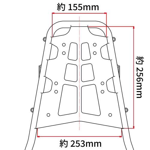 D60-10-031 DRC Touring Carrier CRF250L/M/Rally '12-20