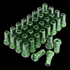 W31-P3364 Z-Wheel Aluminum Nipple P3 36pcs Green