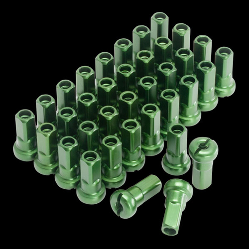 W31-P3364 Z-Wheel Aluminum Nipple P3 36pcs Green