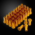 W31-P3365 Z-Wheel Aluminum Nipple P3 36pcs Yellow