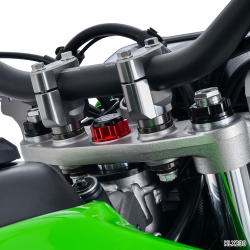ZE37-0320 ZETA Rubber Killer Black 4pcs KX,KX250F'04-,KX450F'11-,KLX230