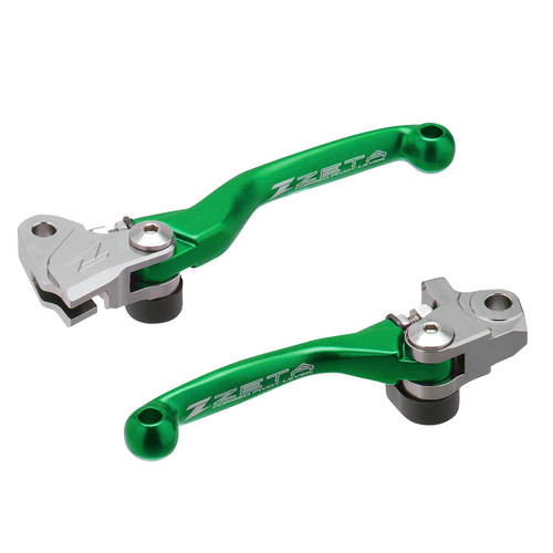 ZE44-1114 ZETA Pivot Lever Set FP KX250F'13-,450F'13-18 Green