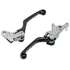 ZE44-5011 ZETA Pivot Lever Set CP 3Fi CRF250L '12-, CRF250M '13-, CRF250RALLY '17- Black