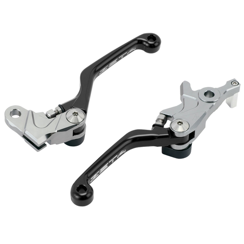 ZE44-5011 ZETA Pivot Lever Set CP 3Fi CRF250L '12-, CRF250M '13-, CRF250RALLY '17- Black