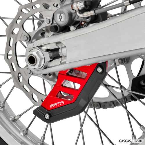 ZE52-5102 ZETA Rear Brake Disc Guard EXC/XC-W/SX/XC'07-,FE/TE'22-,EC'21- Red
