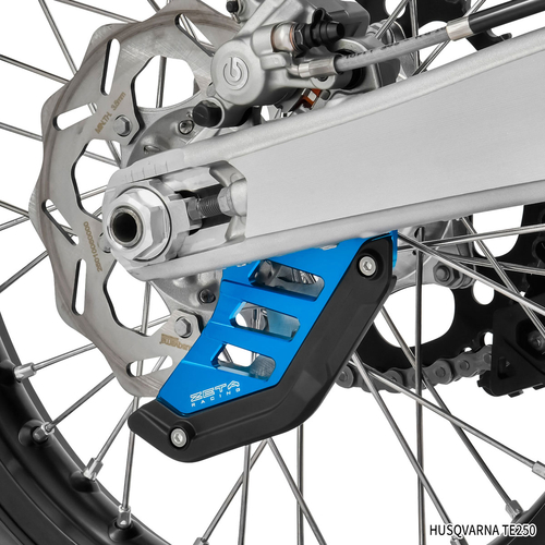 ZE52-5109 ZETA Rear Brake Disc Guard EXC/XC-W/SX/XC'07-,FE/TE'22-,EC'21- H Blue