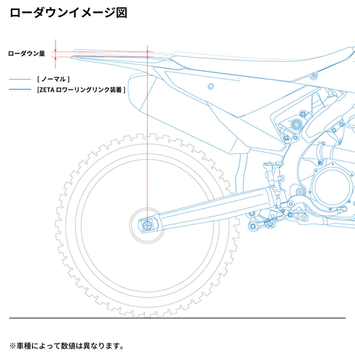 ZE56-05022 LEVER.RED RIBAS.-30mm CRF250/450 '25>