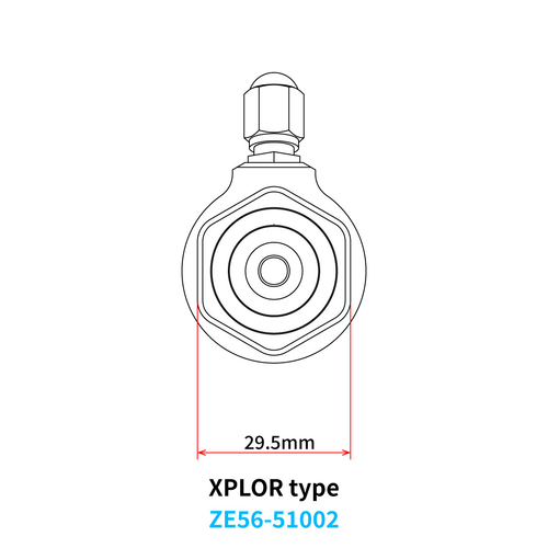 ZE56-51002 ZETA WP RearSuspension Gas Valve XPLOR