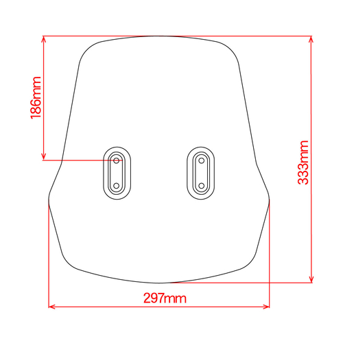 ZE70-6001 ZETA Explorer WindShield GB350/S STD Type