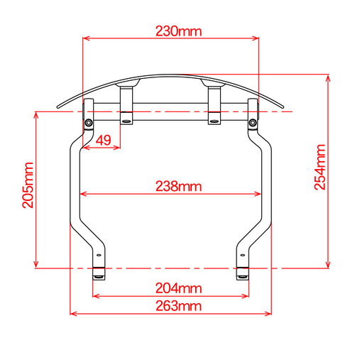 ZE70-6012 ZETA Explorer WindShield DAX125 Short Type